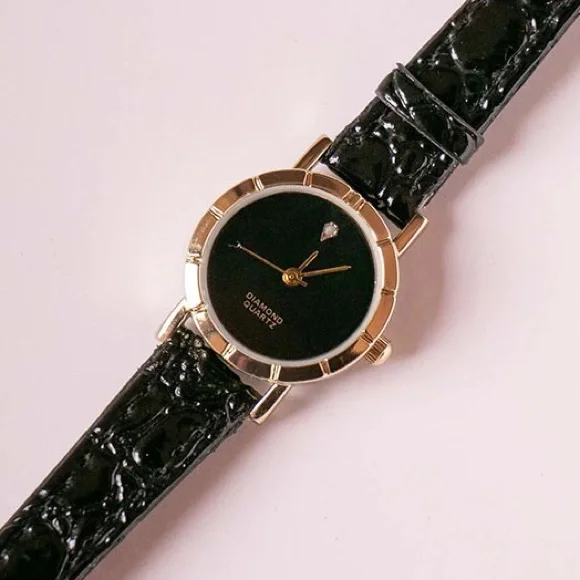 Quartz | Accessories | Vintage Diamond Quartz Watch With